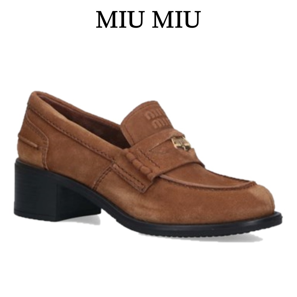 【miu miu】「ペニーローファー」ローファー