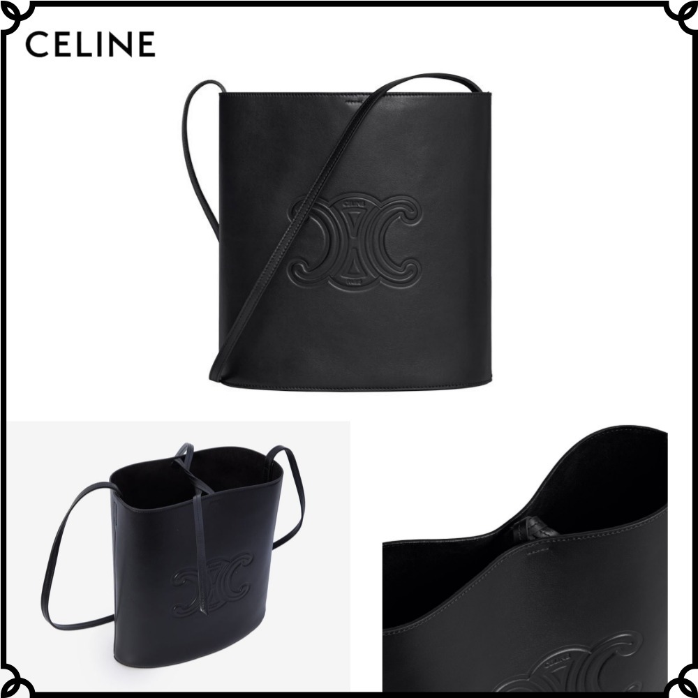 CELINE | スムースカーフスキンのスモールバケットバッグ