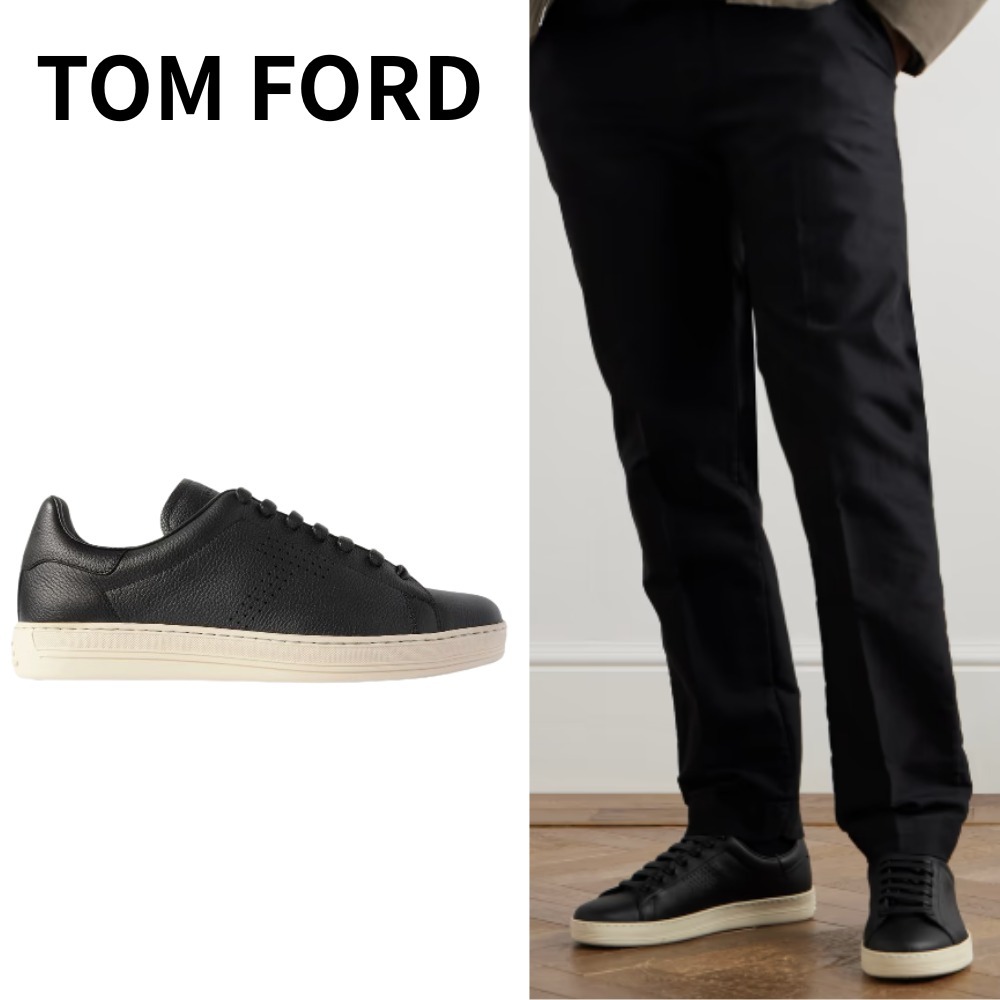 TOM FORD/トムフォード/ワーウィックレザースニーカー