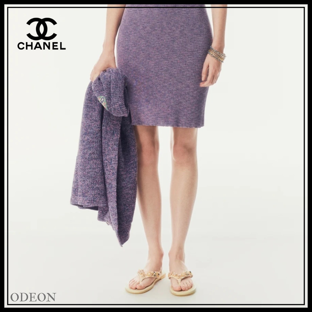 背中のロゴが可愛い【CHANEL】新作コットン＆リネン ジャケット