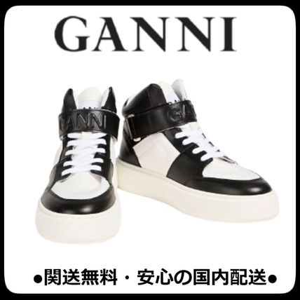 ★Ganni★スポーティ ハイトップ ベルクロ スニーカー Ganni(ガニー) スニーカー(レディース) - 海外通販のBUYMA
