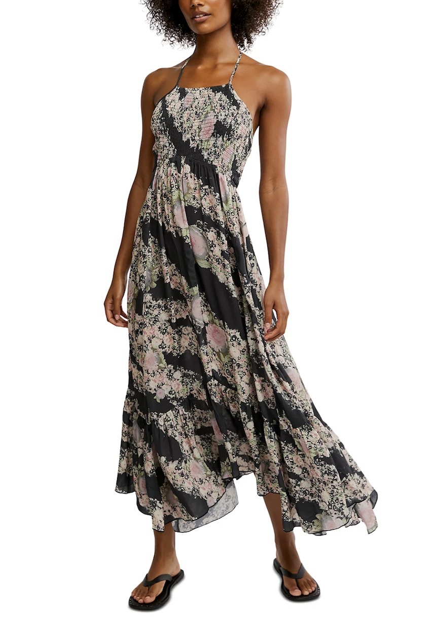 ☆Free People フリーピープル プリントマキシドレス☆