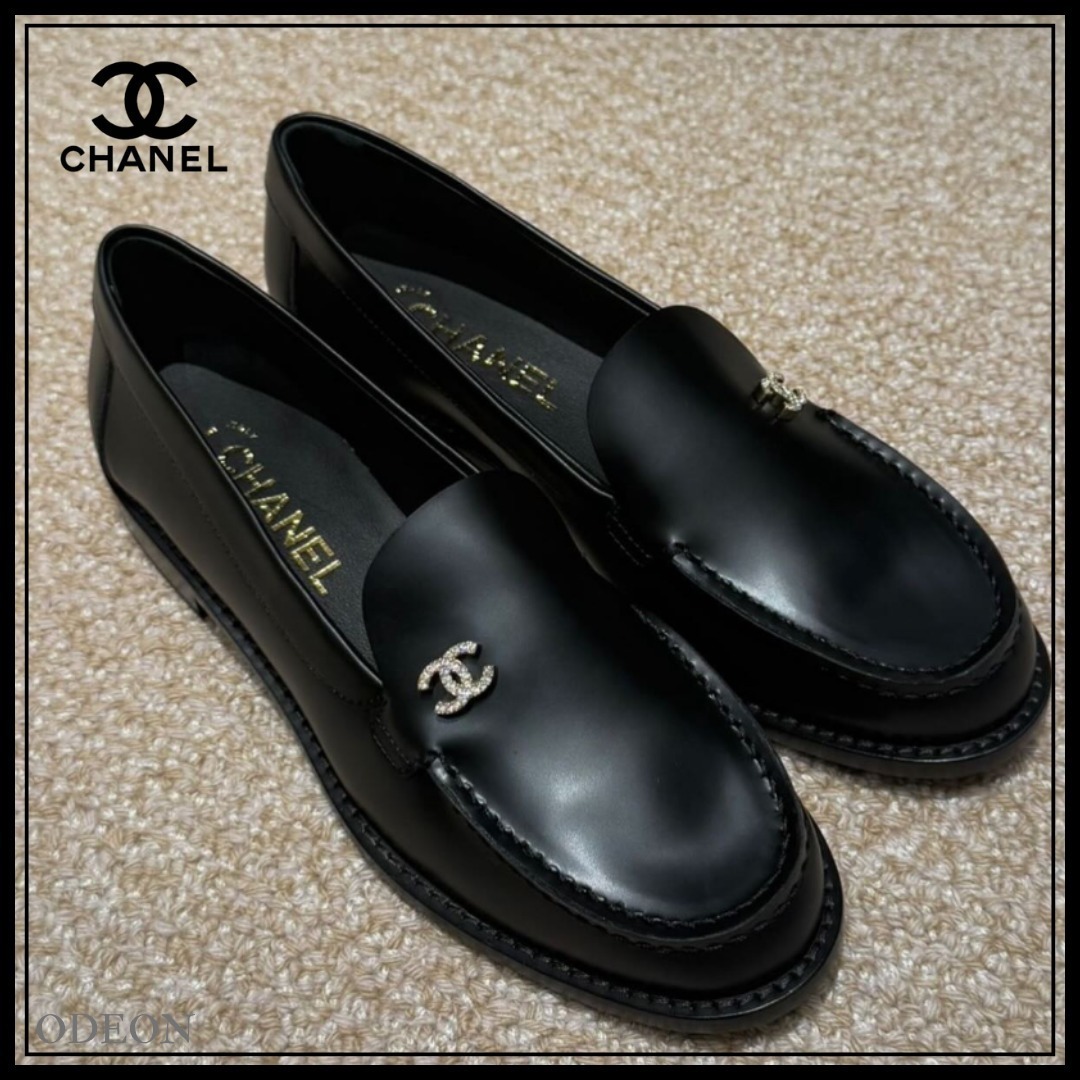*大人エレガンス*【CHANEL】アイコニック ローファー