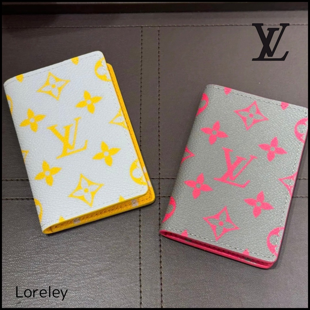 【鮮やかカラー】ルイヴィトン カードケース