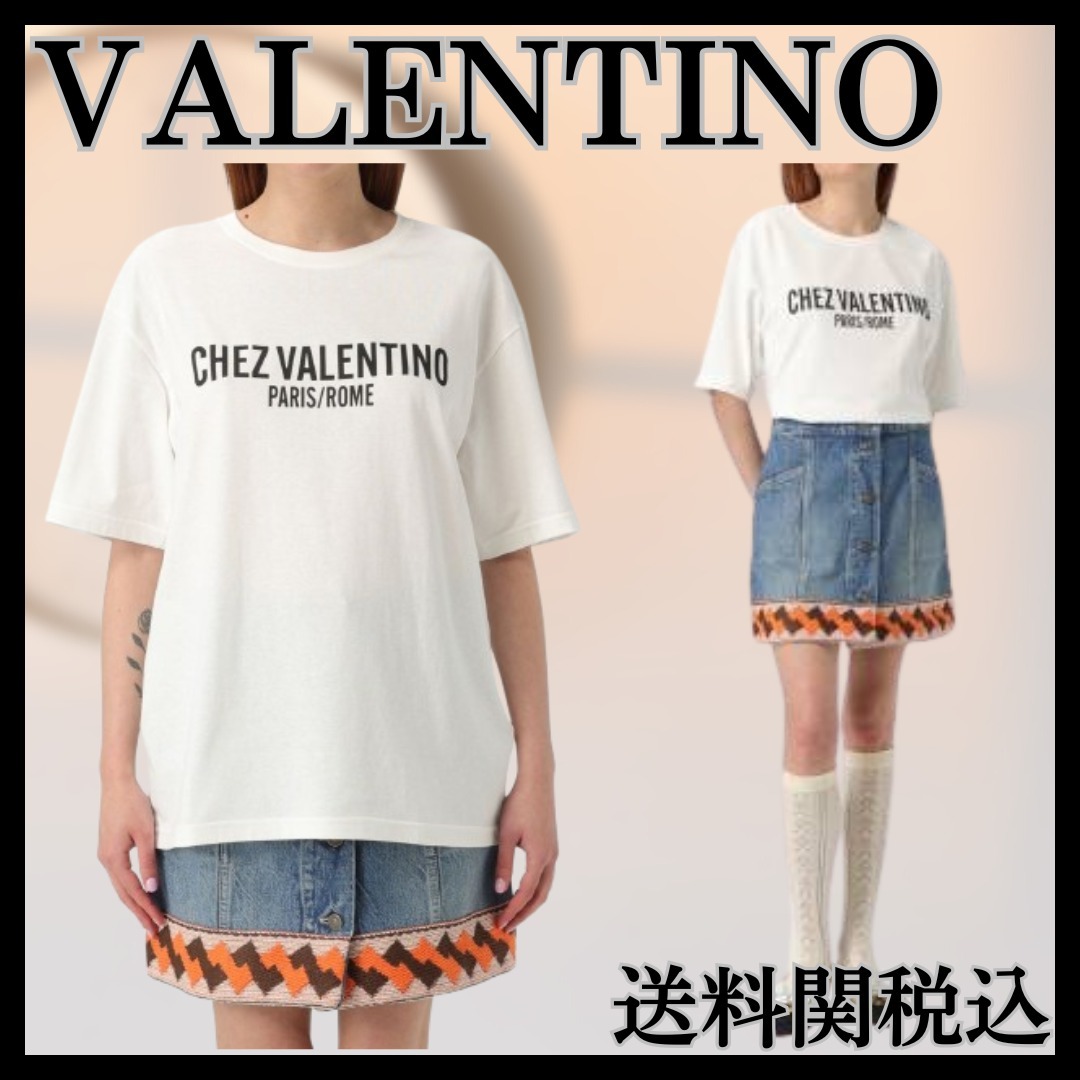 【国内発送】VALENTINO シェ ヴァレンティノプリント Tシャツ
