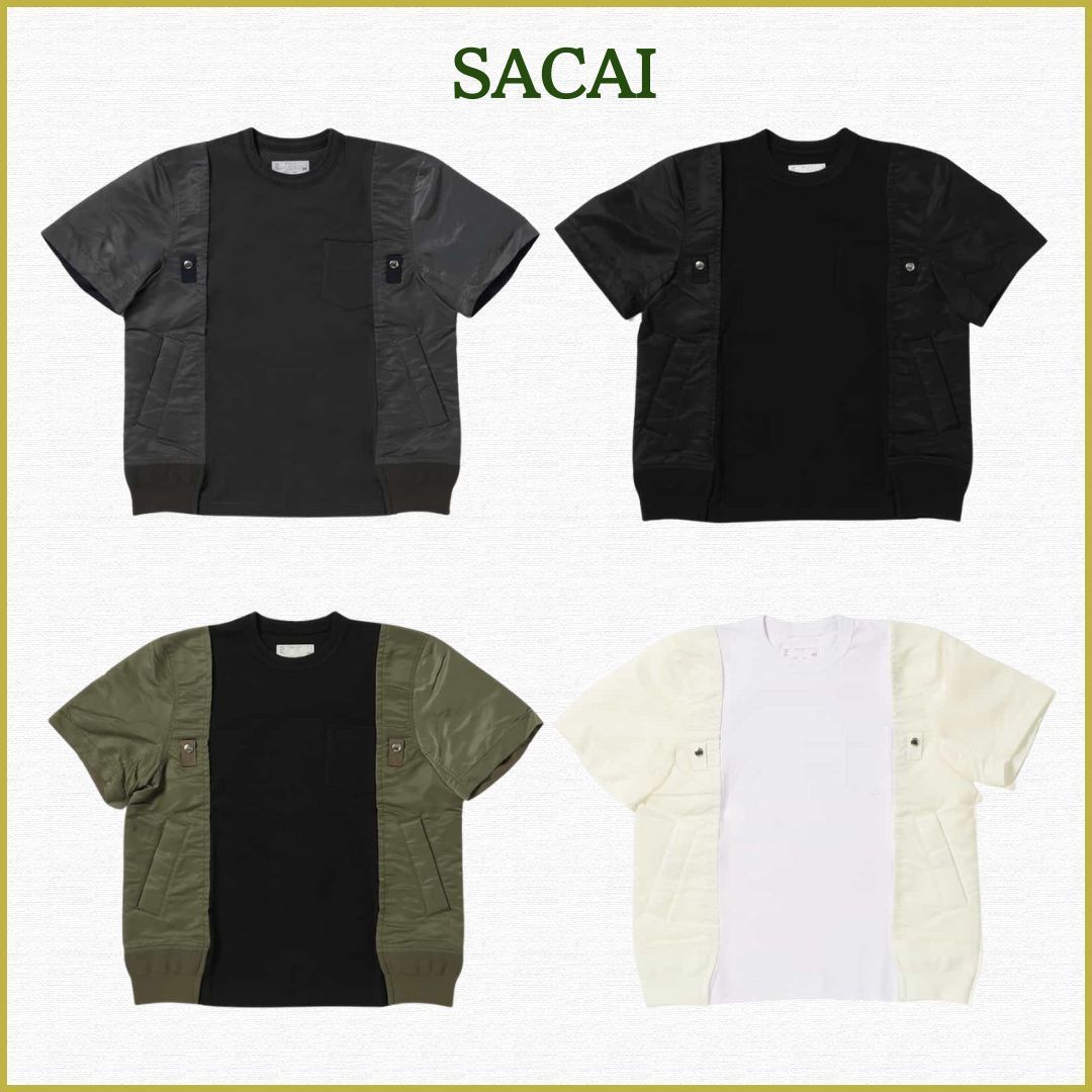 国内発送【sacai】コンビネーション カットソー