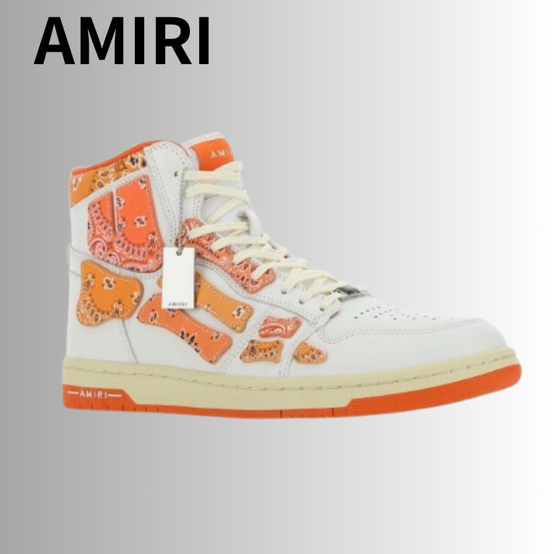 Amiri Skel レースアップ バンダナ スニーカー