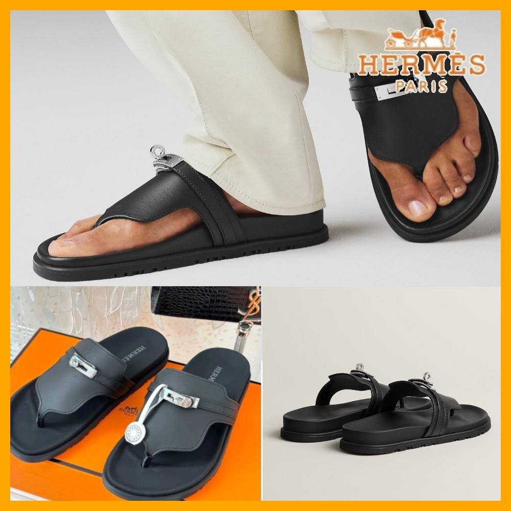 【上品でこなれた雰囲気を演出♪】 HERMES サンダル