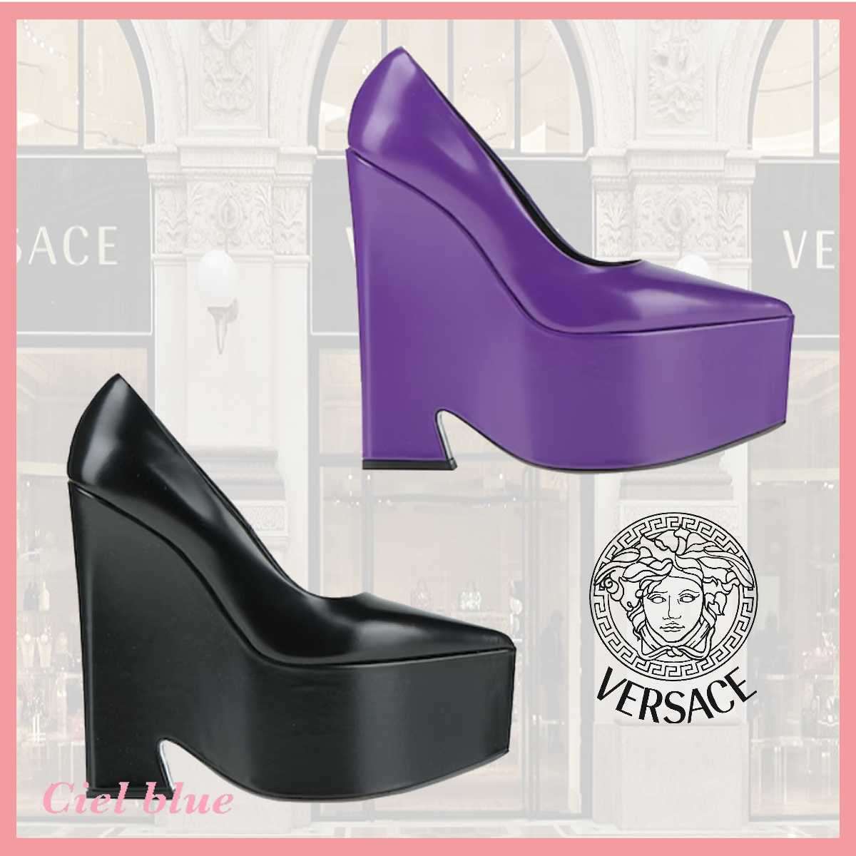 ♡関税送料込♡Versace パンプス 2色