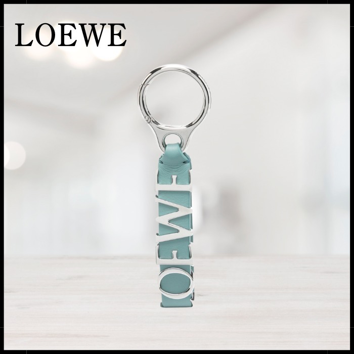 【LOEWE】 チャーム ロエベ ボールド ライトブルー
