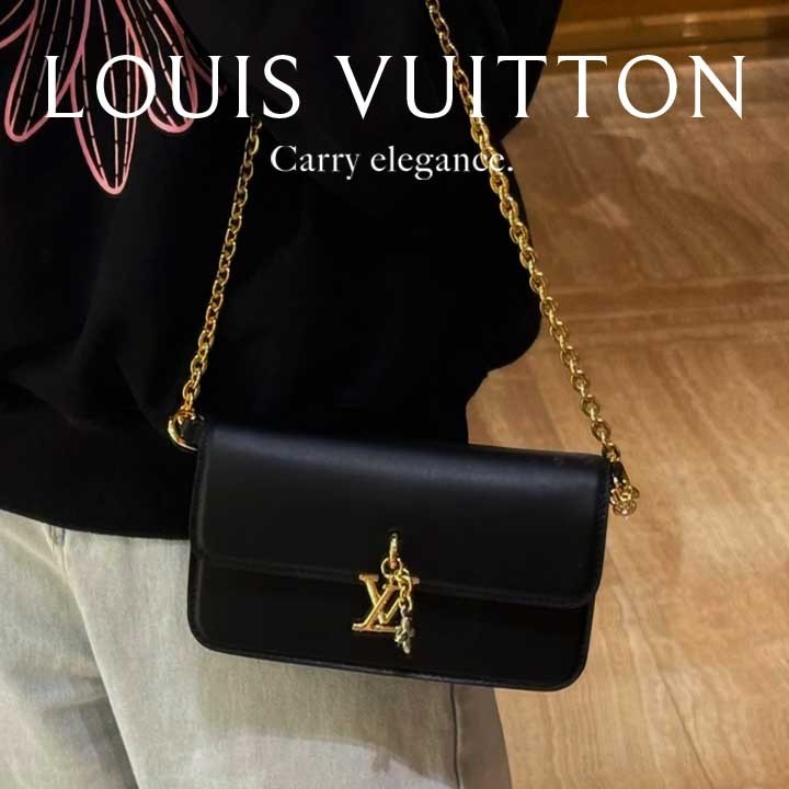 *大人可愛いの極み♡*【Louis Vuitton】チェーンウォレット