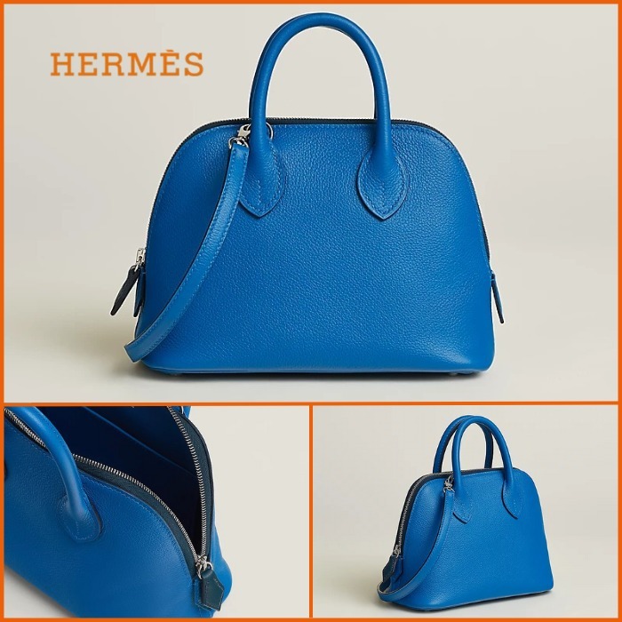 【Hermes】ボリード 1923 ミニ バイカラーバッグ