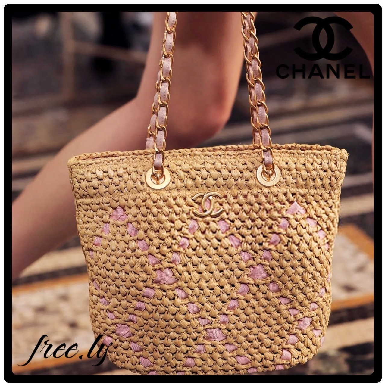 【可愛さも実用性も兼ね備えて♡】CHANEL かごバッグ