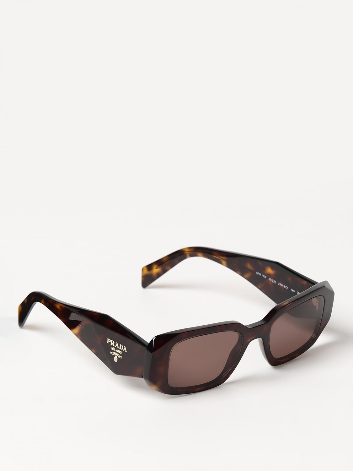 サングラス PRADA Woman Sunglasses Brown SPR 17W 2AU-8C1