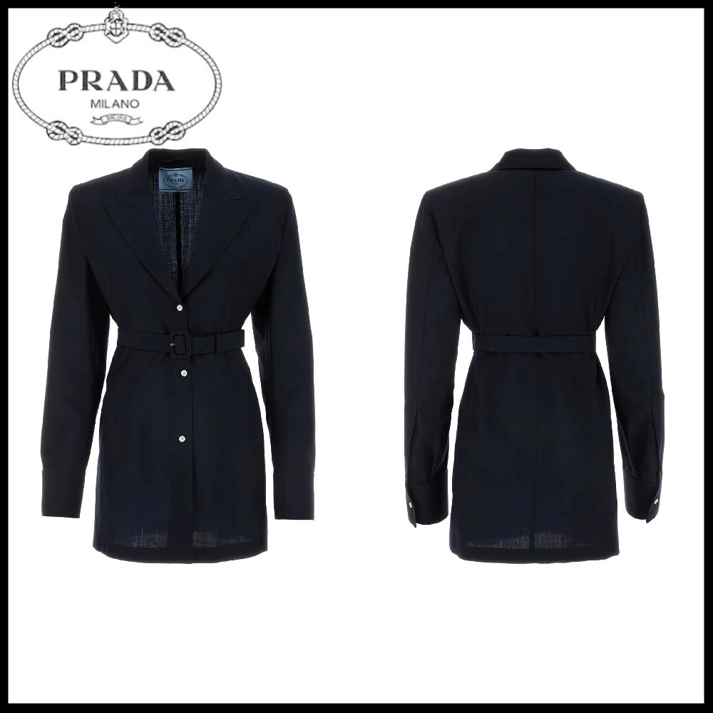 【PRADA】シングルブレスト ブレザー関税込み SALE