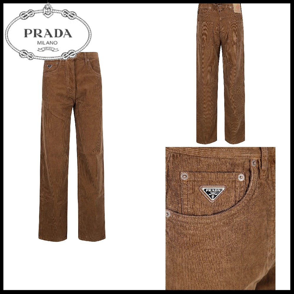 【PRADA】ワイドレッグ コーデュロイ パンツ関税込み SALE