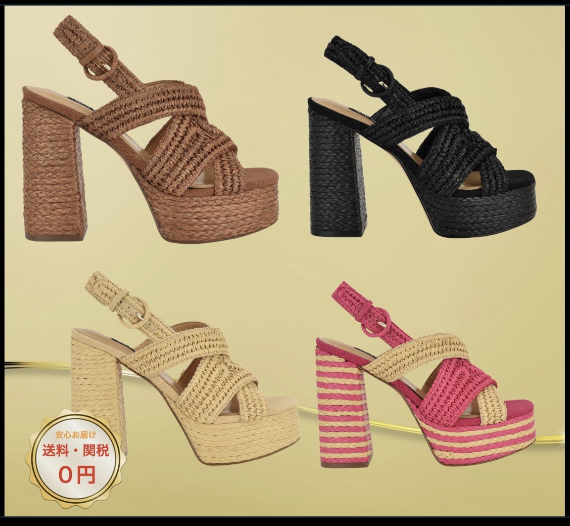関税込み♪【Nine West】Vanity プラットフォーム  サンダル
