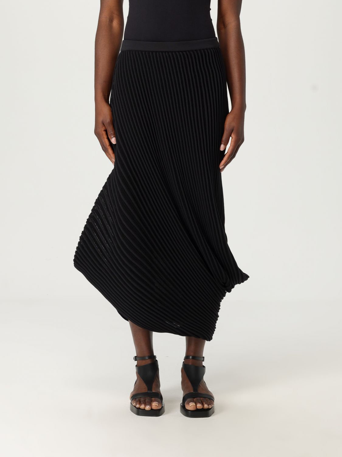 スカート ISSEY MIYAKE Woman Skirt Black IM56KG821 15