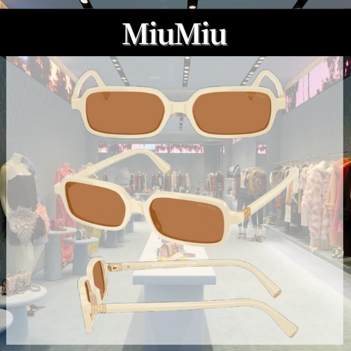 MiuMiu◆サングラス ロゴ フェミニン トレンド ミルク MU11ZS