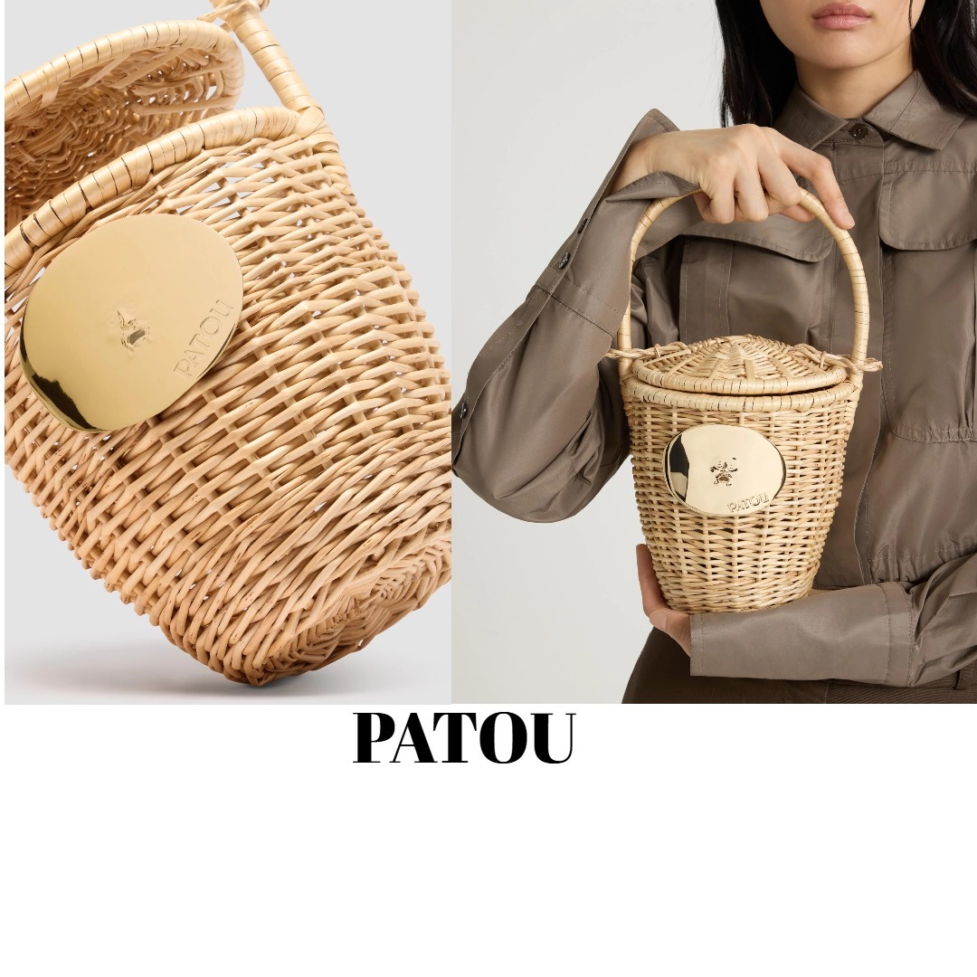 PATOU★ ウィッカー バケツバッグ