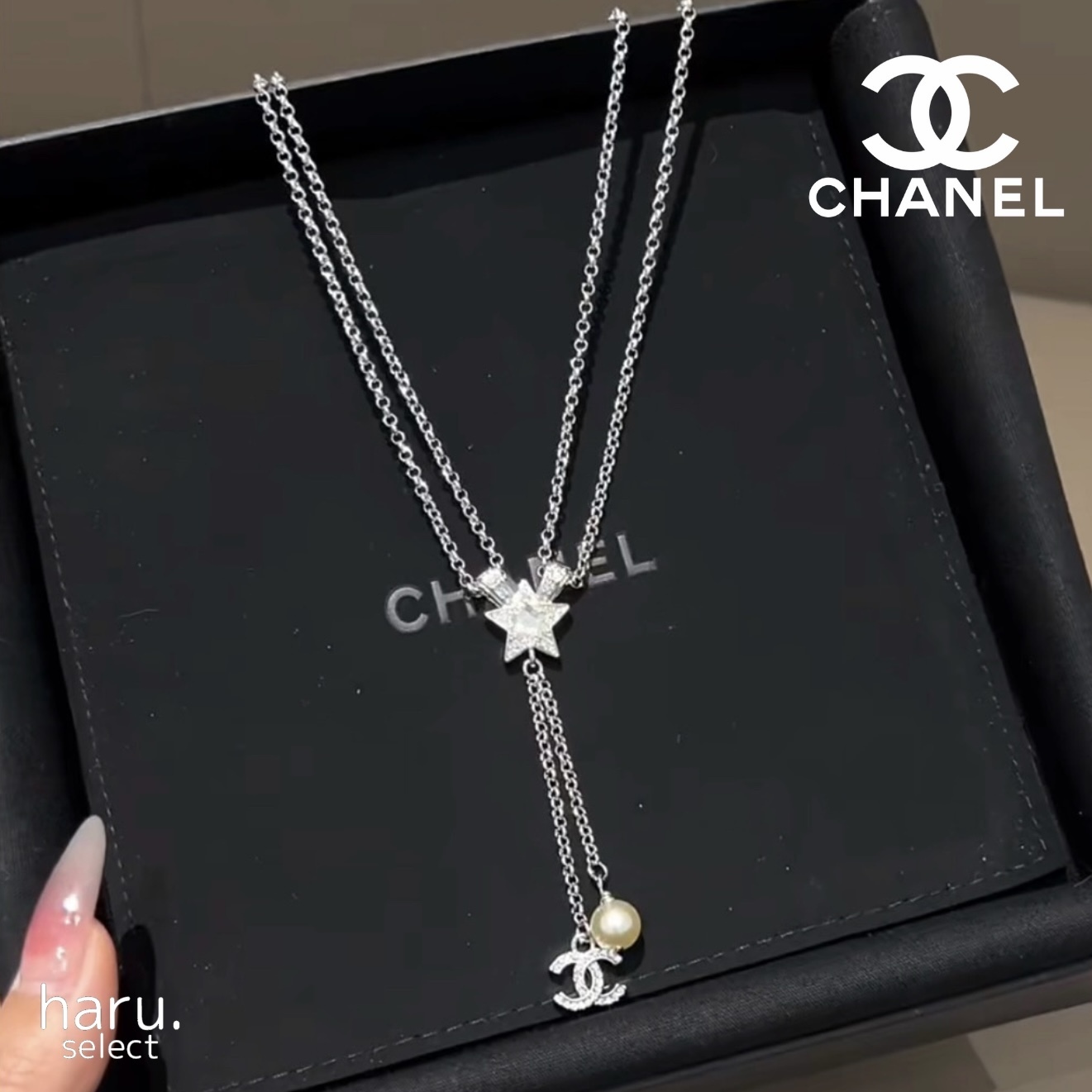 華やかで上品♡エレガント【CHANEL】CCロゴ ネックレス