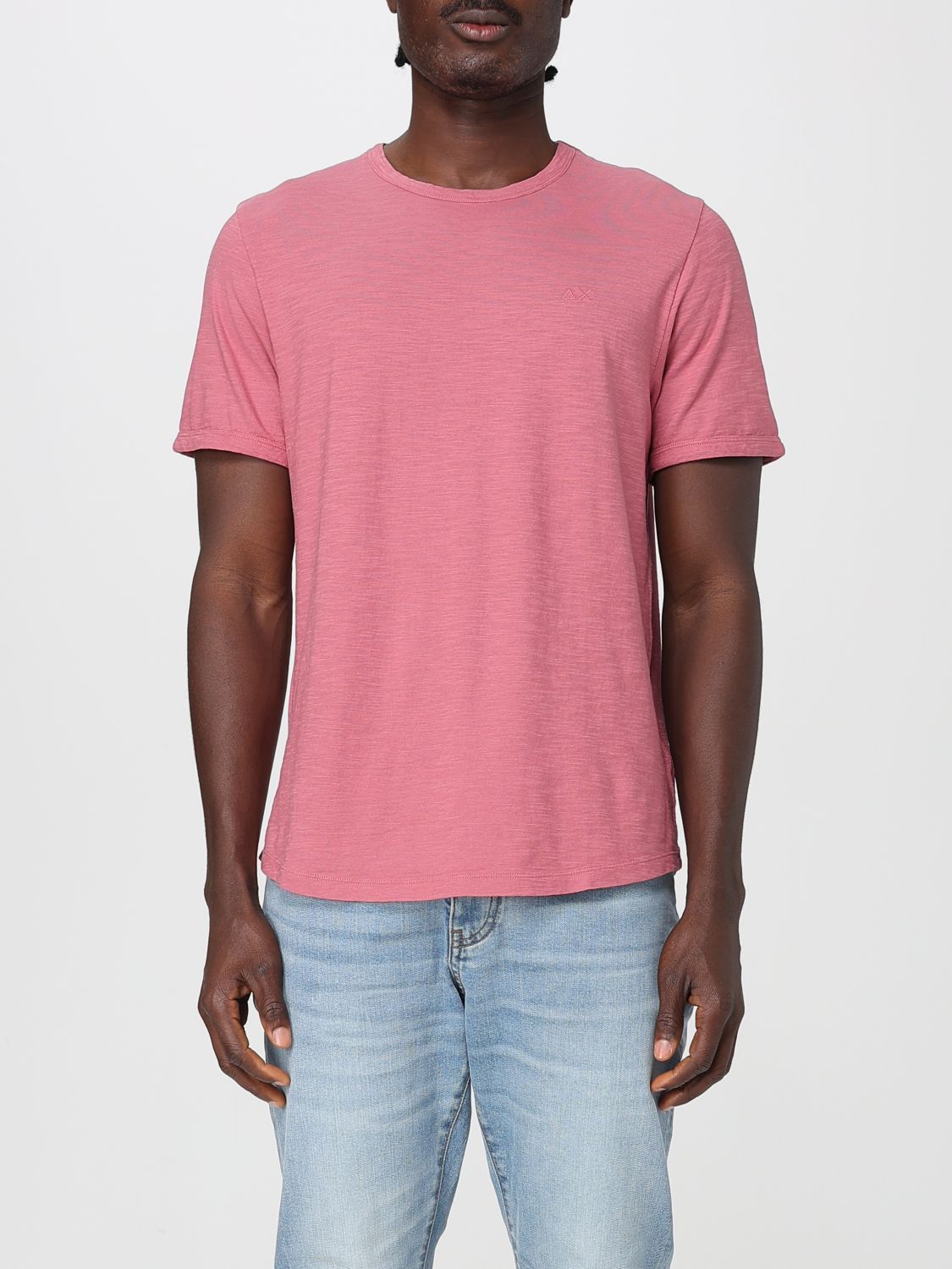 Tシャツ・カットソー SUN68 Men T-shirt Pink T35118 57