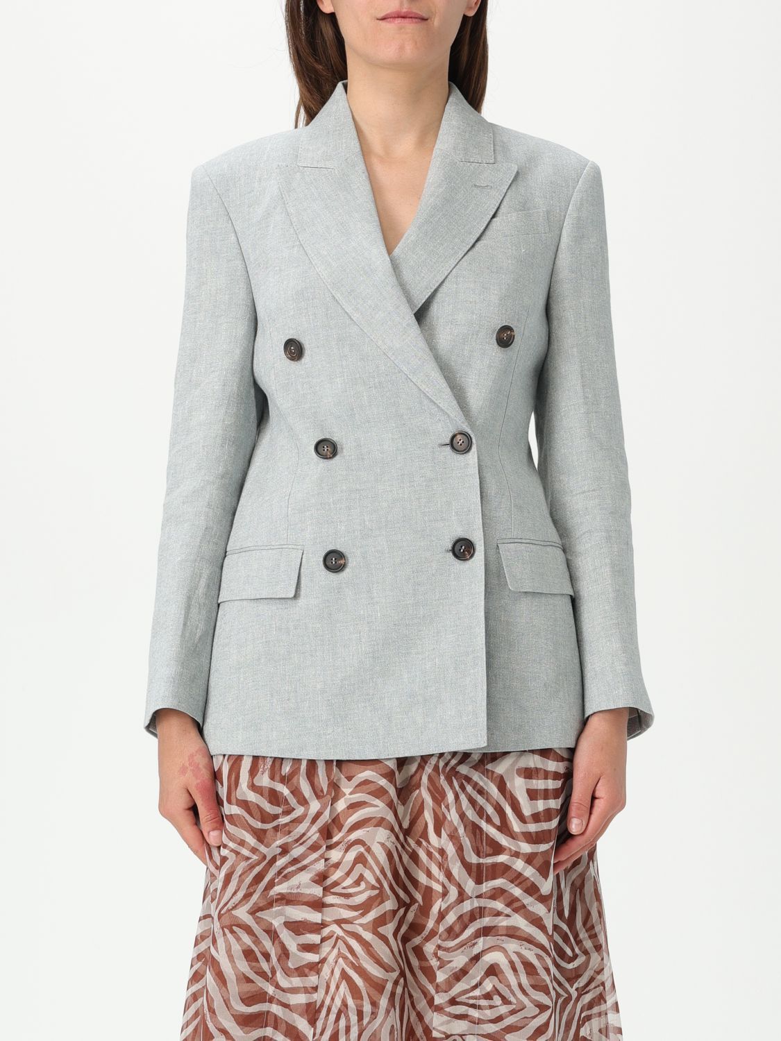 アウターその他 BRUNELLO CUCINELLI Woman Blazer Grey MH5477039 C2779