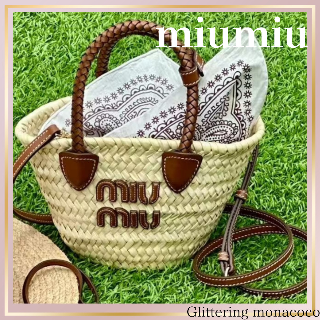 *小さな主役*miumiu*織物ハンドバッグ ミニサイズ ショルダー