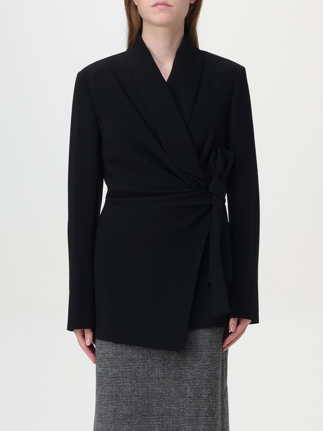 ジャケット MAX MARA PIANOFORTE Woman Jacket Black 2421046074600 003