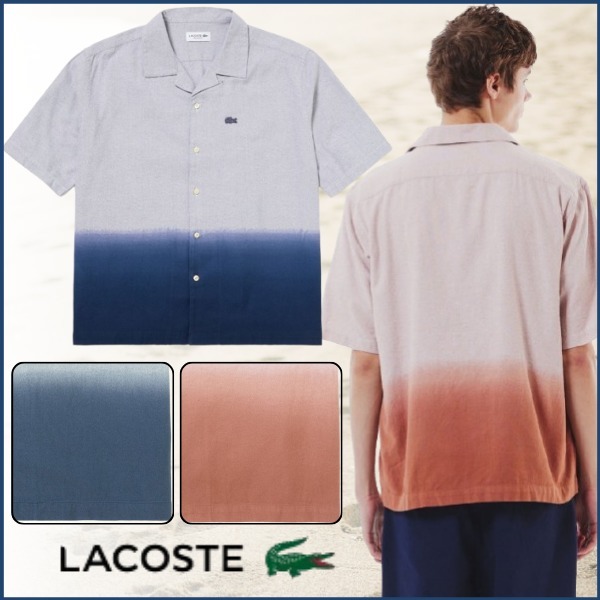 *LACOSTE*ラコステ グラデーションオープンカラーシャツ