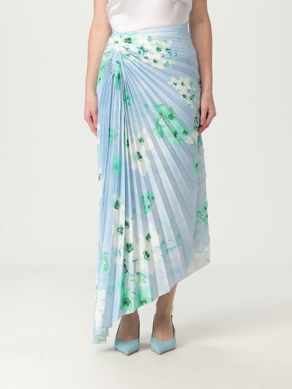 スカート PINKO Woman Skirt Gnawed Blue 104678A2F2 ABB