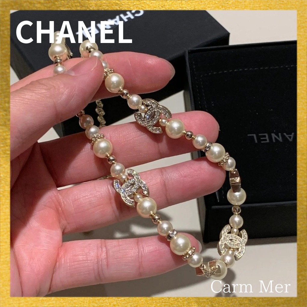 【CHANEL】パールの煌めき！ ☆ CCマーク ネックレス ☆