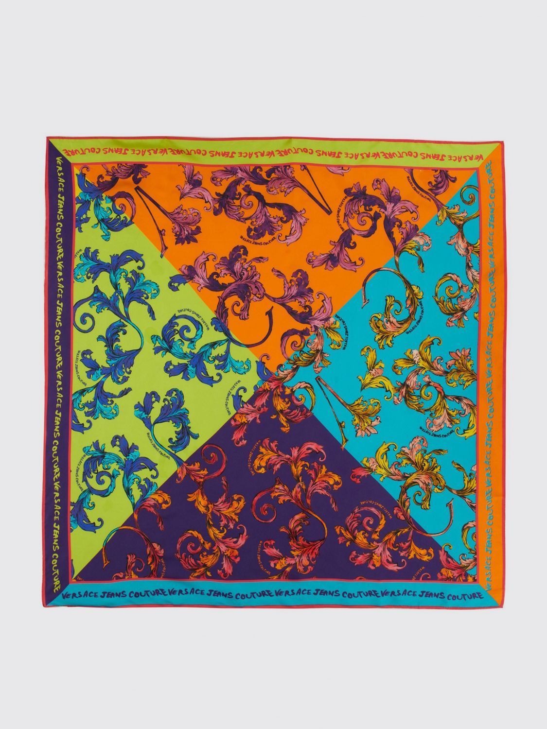 スカーフ VERSACE Woman Neck scarf Multicolor 78HA7H02ZG354 982