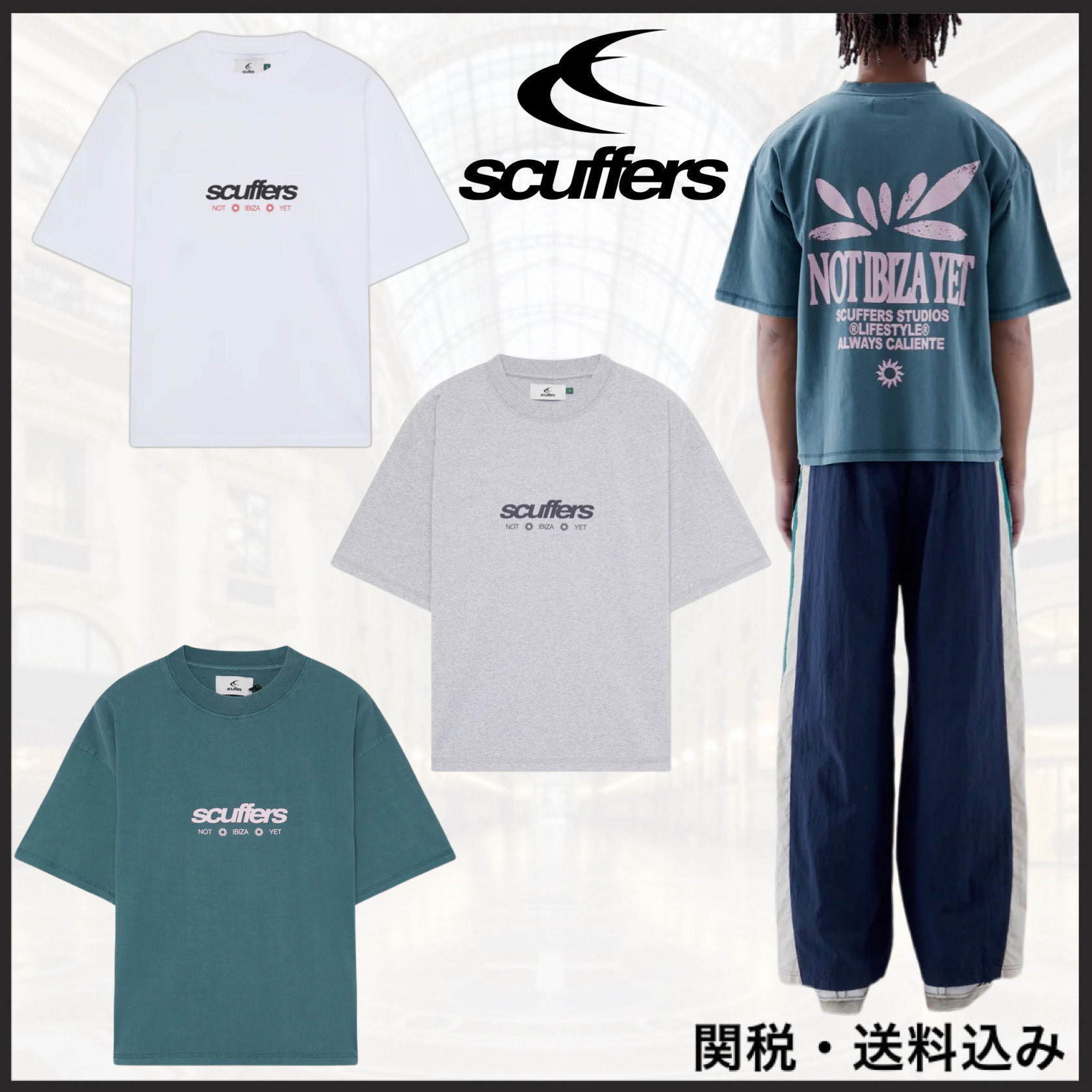 関税込み★Scuffers★NOT IBIZA オーバーサイズ Tシャツ