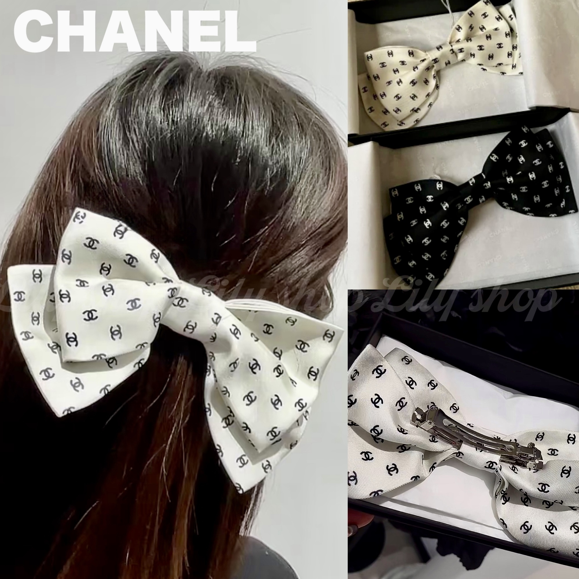 【キュートなリボン♡】CHANEL バレッタ