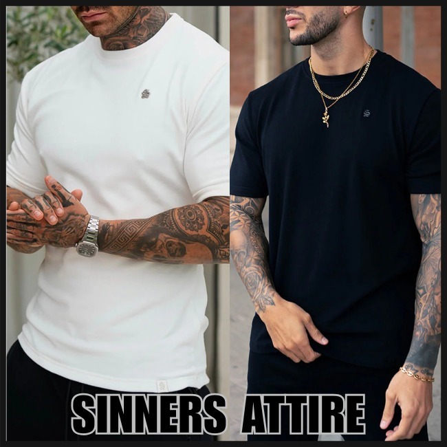 【SINNERS ATTIRE】Luxe Knit Tシャツ ※送関込