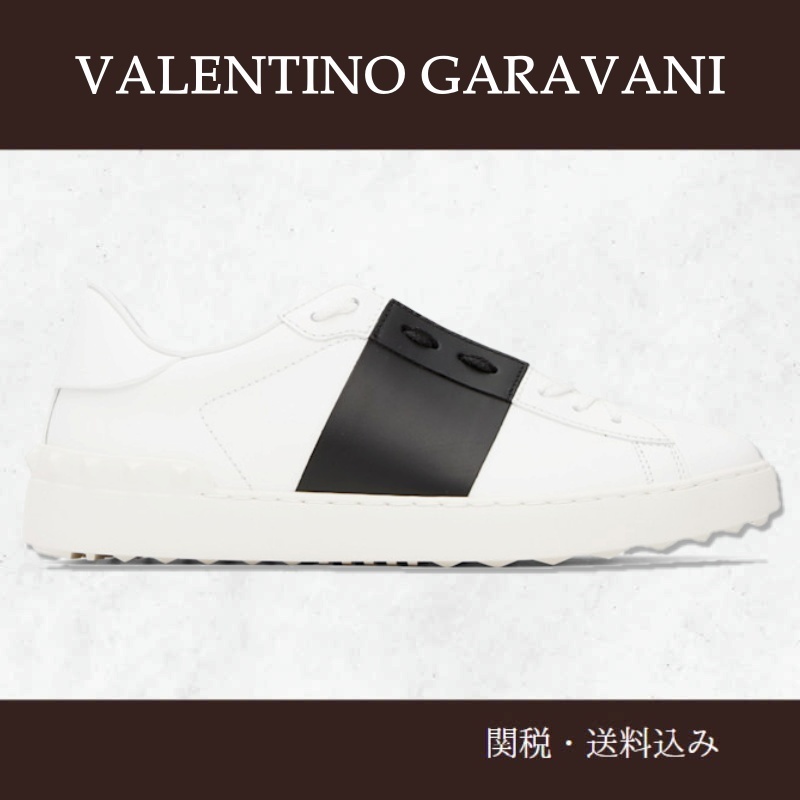 Valentino Garavani★ホワイト＆ブラック Open スニーカー