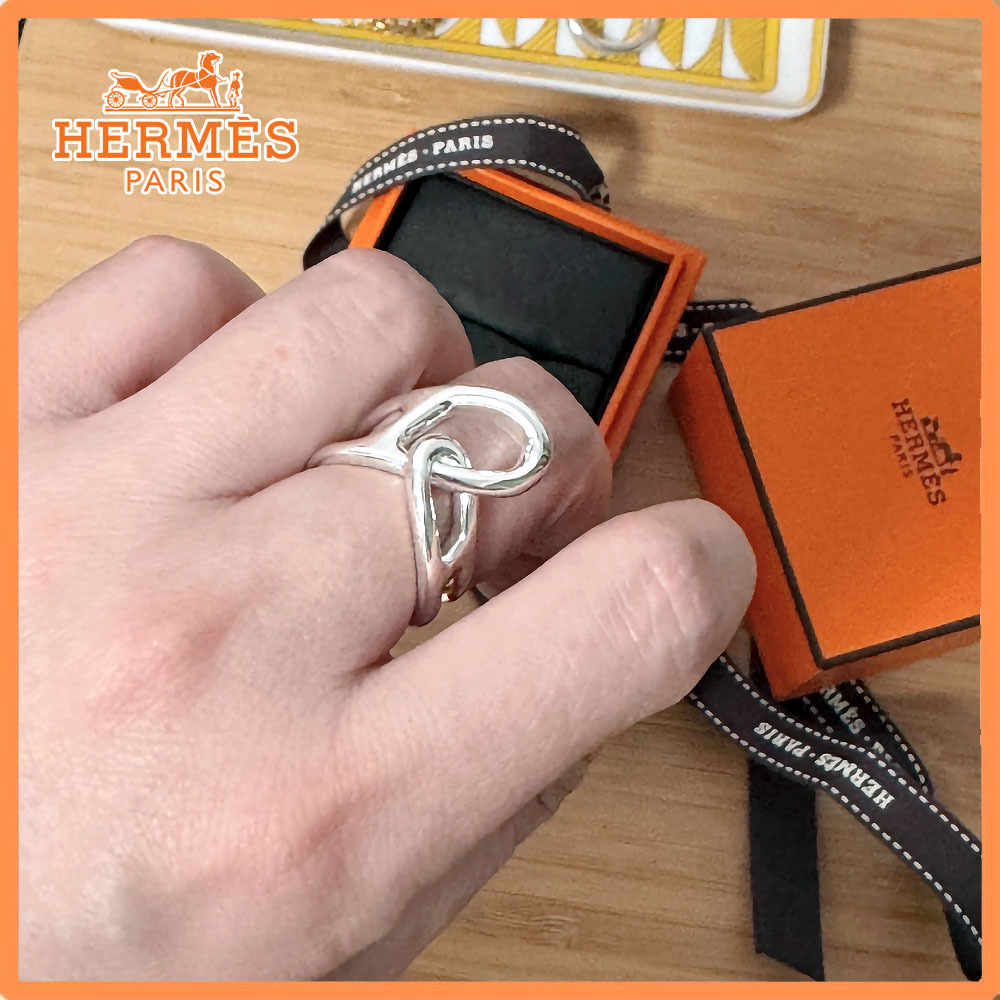 【クールでお洒落☆】HERMES ★パンクアンカーチェーンリング