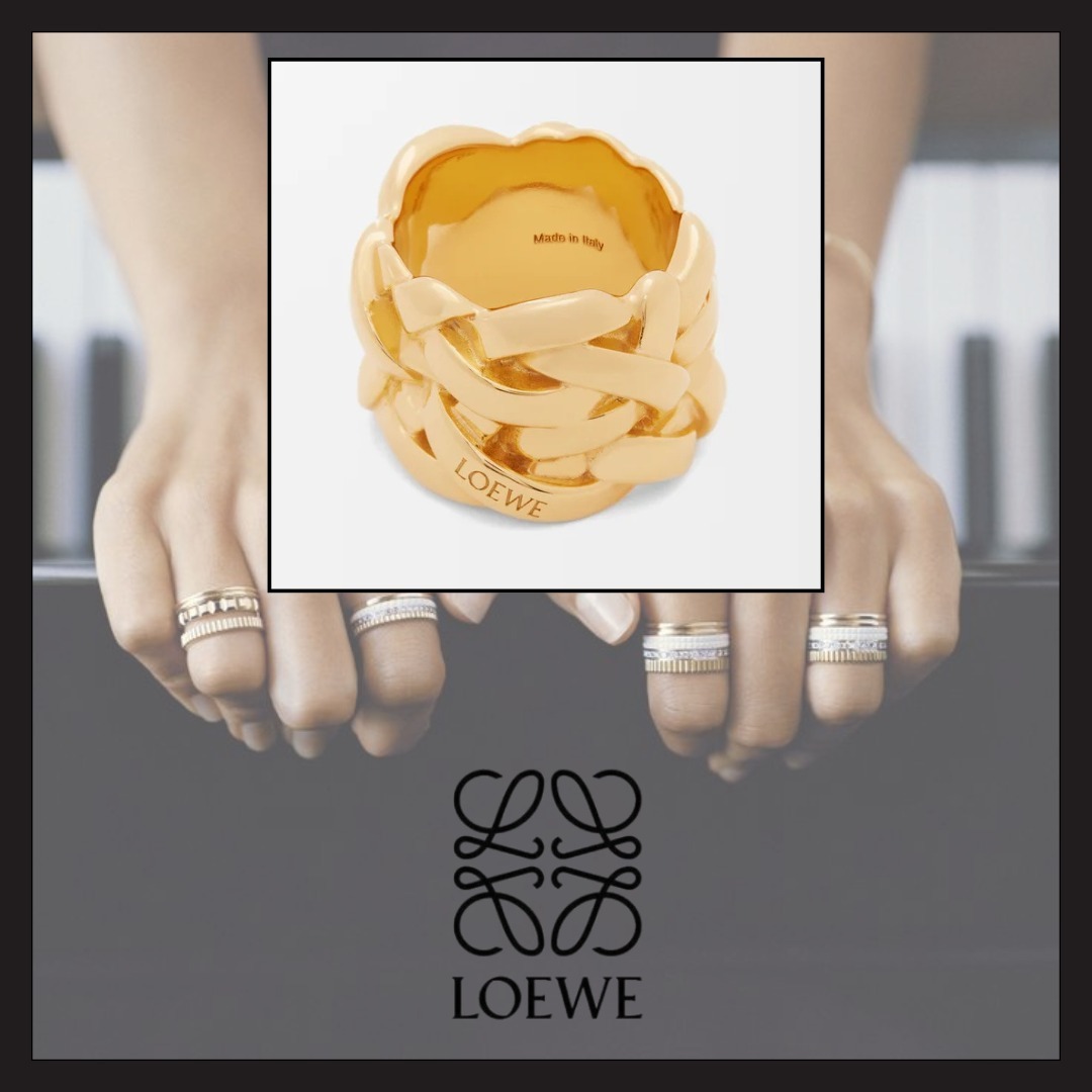 【LOEWE】スターリングシルバーのネストリング