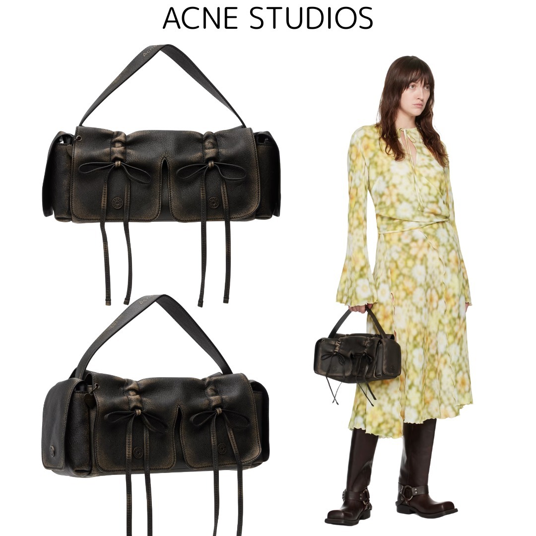 ＜Acne Studios＞Multipocket バッグ ブラウン