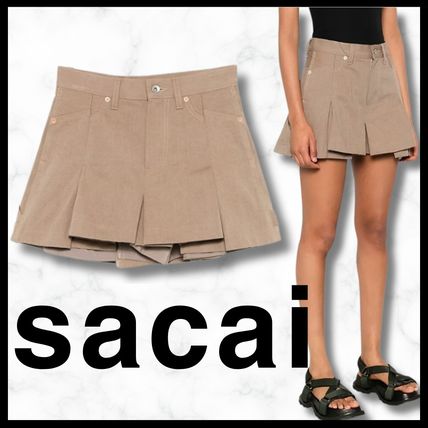 ■sacai■サカイ■Tweed Shorts■ツイードショートパンツ■ ツイード sacai(サカイ) ショートパンツ(レディース) - 海外通販
