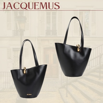 【JACQUEMUS】La Bambola Moyen ハンドバッグ ブラック