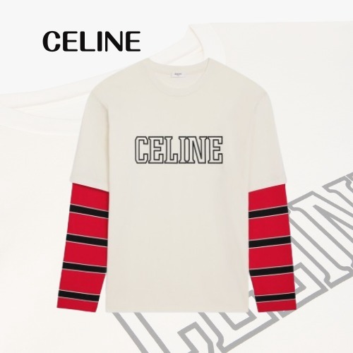 【CELINE】セリーヌ ルーズTシャツ コットンジャージー ロゴ