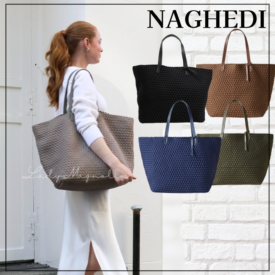 【Naghedi】ジェットセッター ラージ トートバッグ ★手編み風