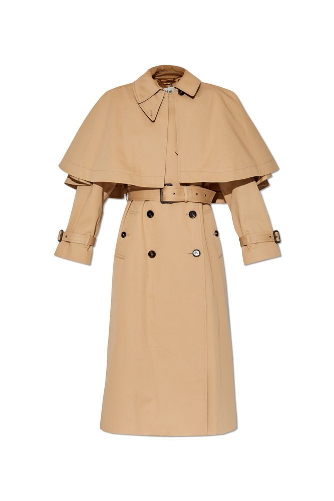 Chloe ダブルブレストトレンチコート 【関税込】