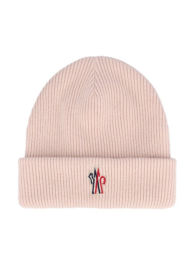 MONCLER GRENOBLE ロゴ刺繍ニットビーニー