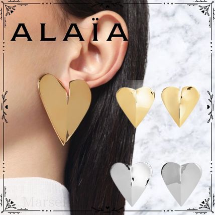 Alaia★アライア ゴールドピアス ALAIA (アライア) ゴールド ハートモチーフ ピアス ピアス