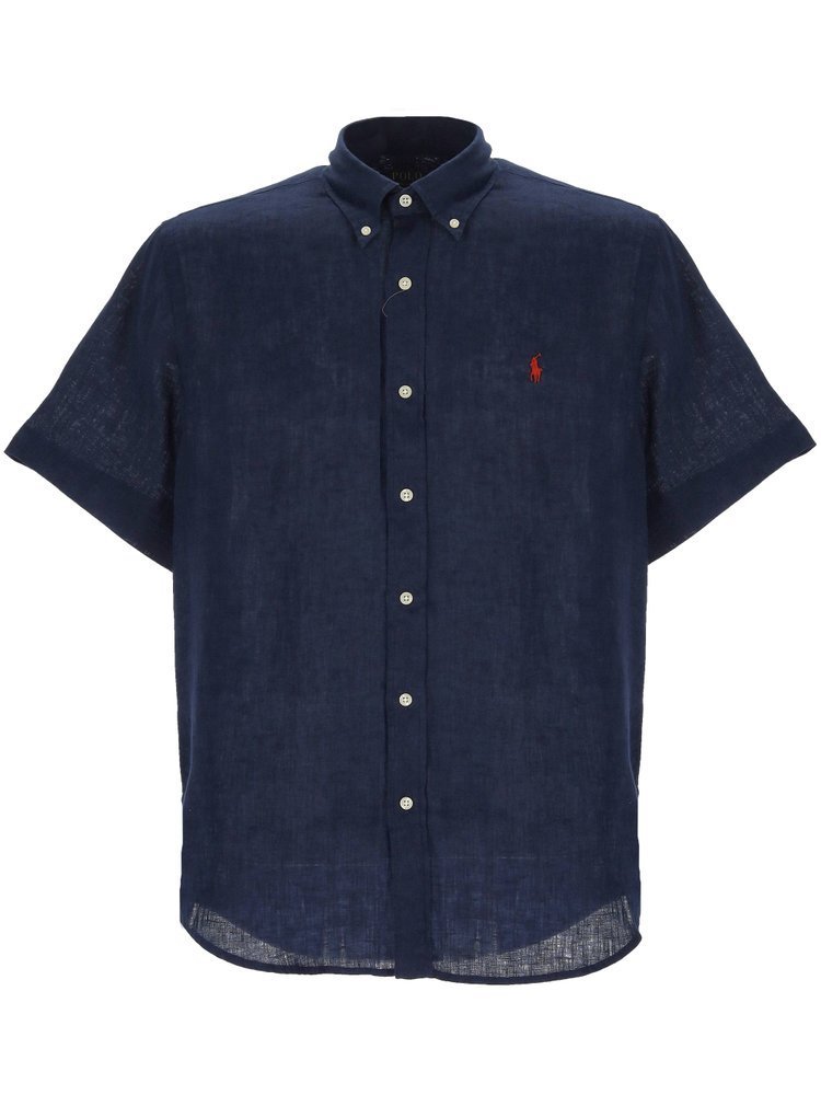 POLO RALPH LAUREN ロゴ刺繍半袖シャツ