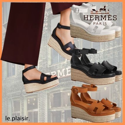 【視線ごと奪う足元】HERMES サンダル ウェッジソール ウェッジ HERMES(エルメス) サンダル・ミュール(レディース) 3