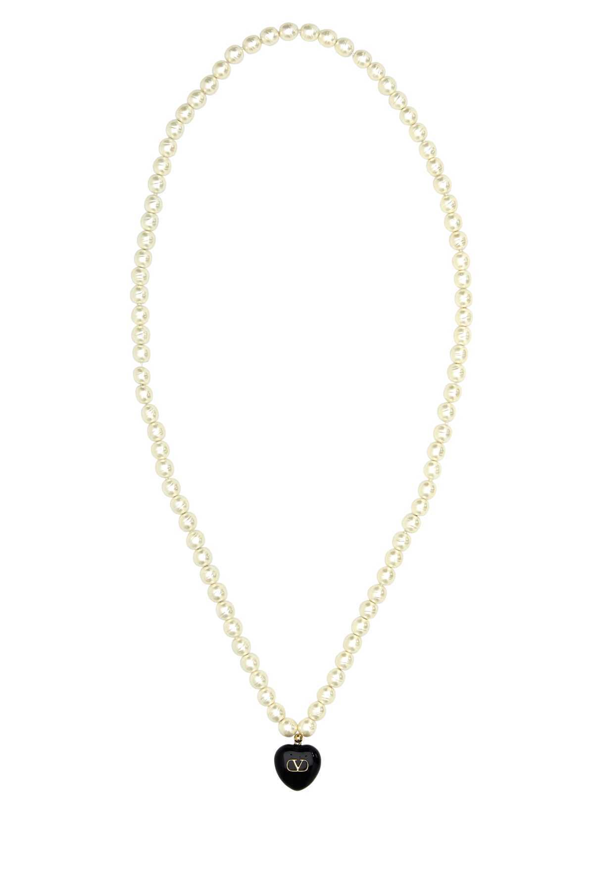 【関税&送料込】Valentino Garavani Ivory Pearls Necklace